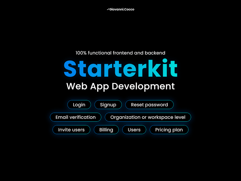 Cover image for Starterkit - Web App Development