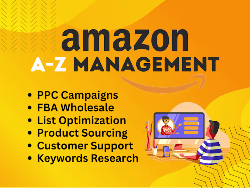 Cover image for Amazon Listings and PPC Campaigns Management