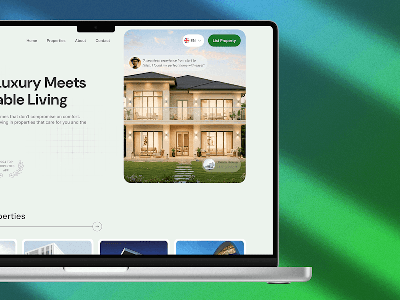 Cover image for EcoEstates landing Page
