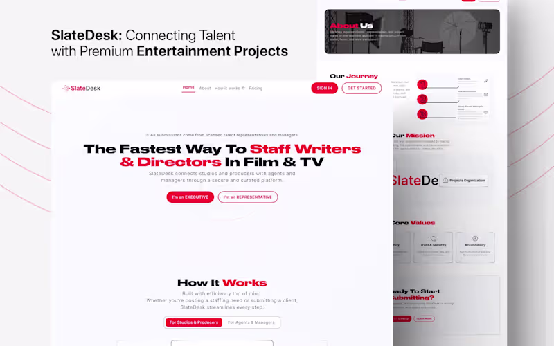 Cover image for SlateDesk, Film & TV Talent