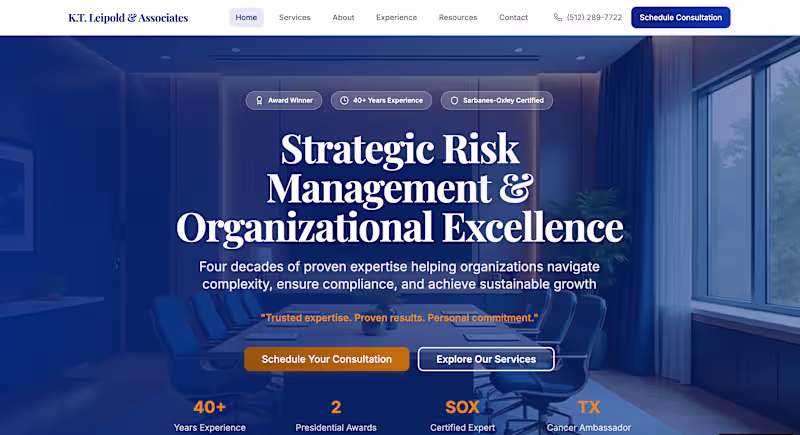 Cover image for Client work through HIT-AIM Consulting 🎯 K.T. Leipold & Ass...