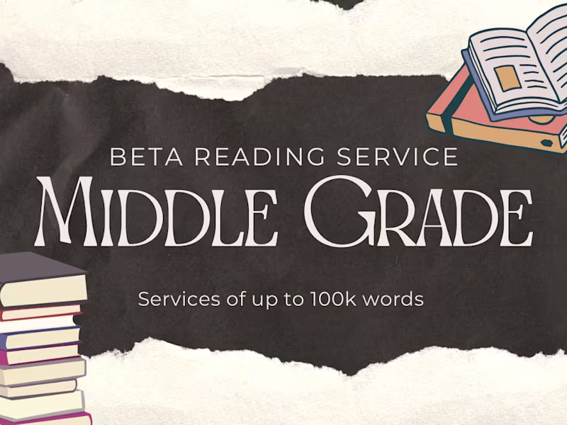Cover image for Middle Grade beta reading