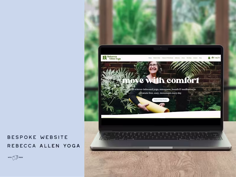 Cover image for Rebecca's Bespoke website