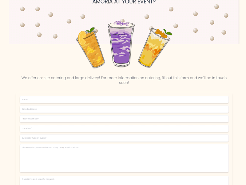 Cover image for Amoria Tea Cafe