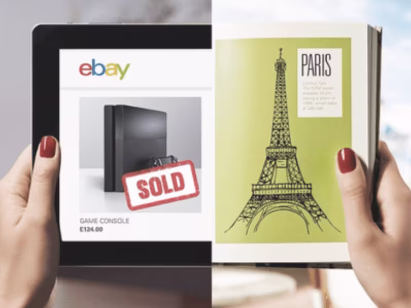 Cover image for eBay. Sell2Holiday