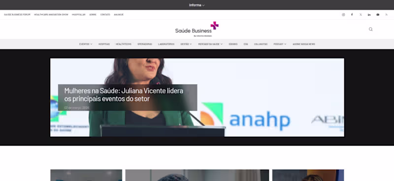 Cover image for Enterprise WordPress Development: Saúde Business