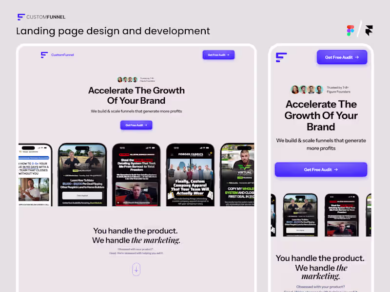 Cover image for Custom Funnel Website Redesign