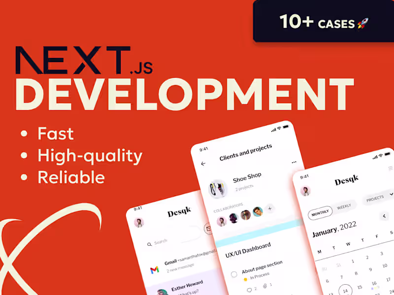 Cover image for Modern Next.js Landing Page|Responsive React Web App|SEO & UI/UX