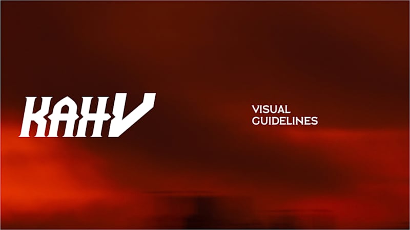 Cover image for KAH-V | VISUAL GUIDELINES
