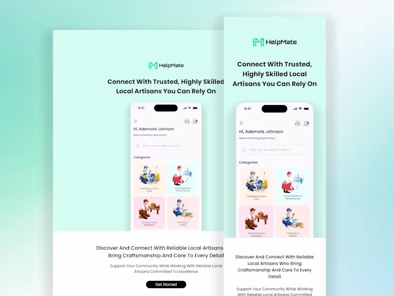 Cover image for Trust Led Email Template Design for HelpMate Using Stripo