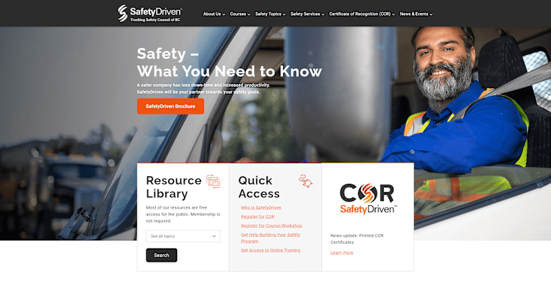 Cover image for safetydriven.ca