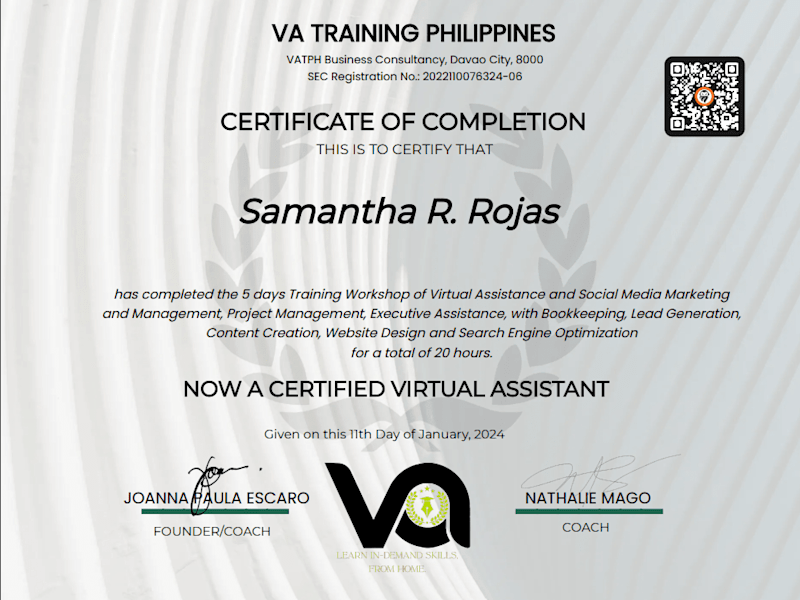 Cover image for VA Training PH