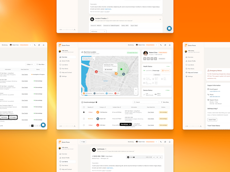 Cover image for Senior Phone: Web App + Website 