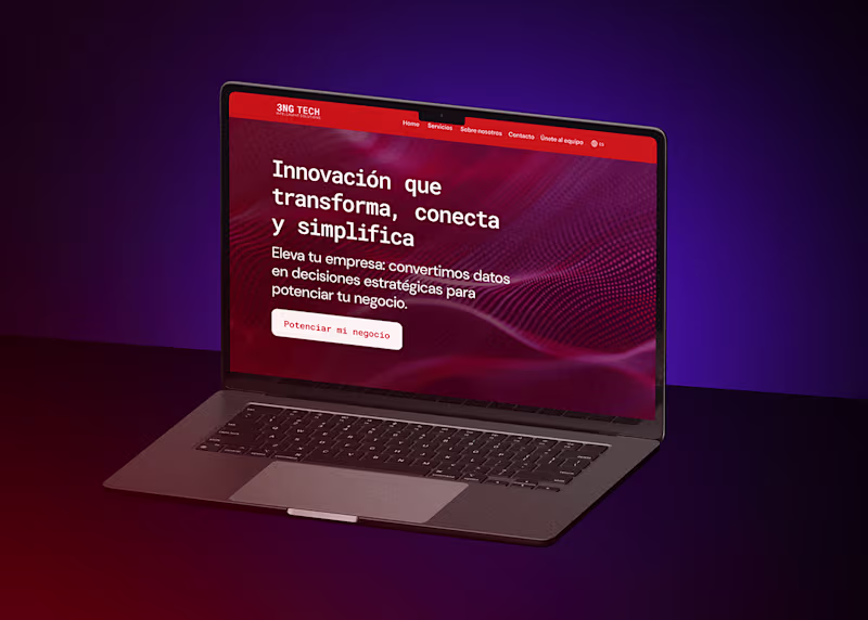 Cover image for 3NG Tech - Website