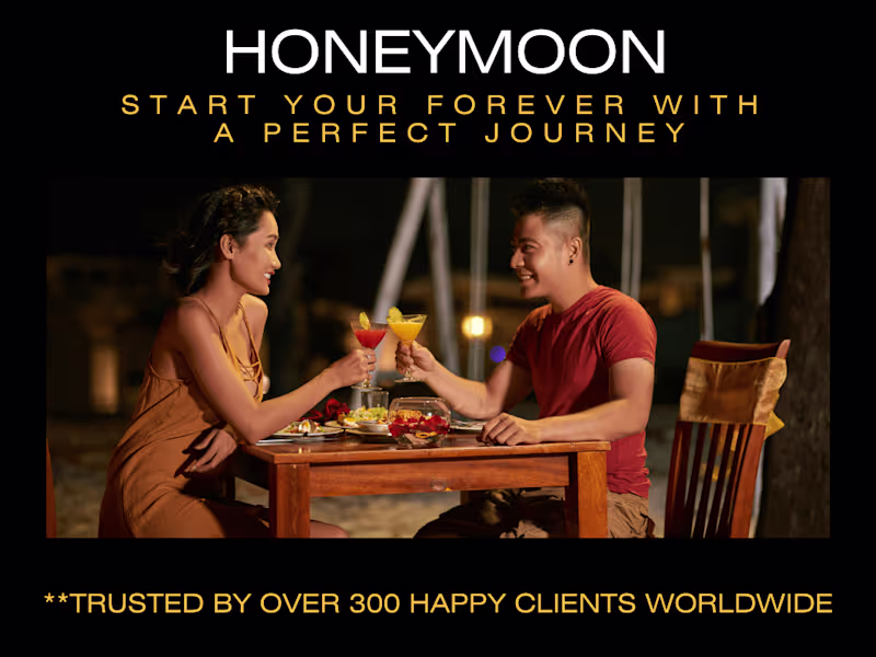 Cover image for  Customized Honeymoon Journey of a Lifetime