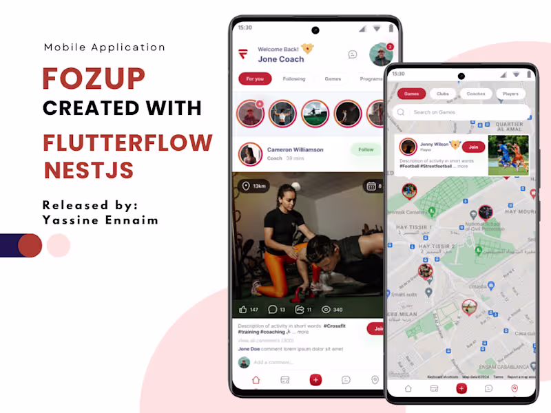 Cover image for FOZUP Social Sports Platform Development