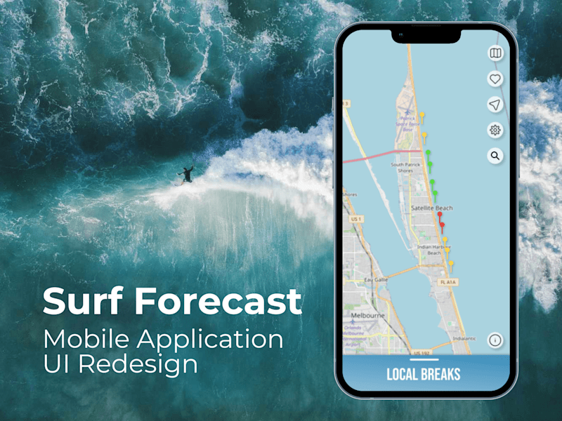 Cover image for Surf Forecast - Mobile Application Redesign