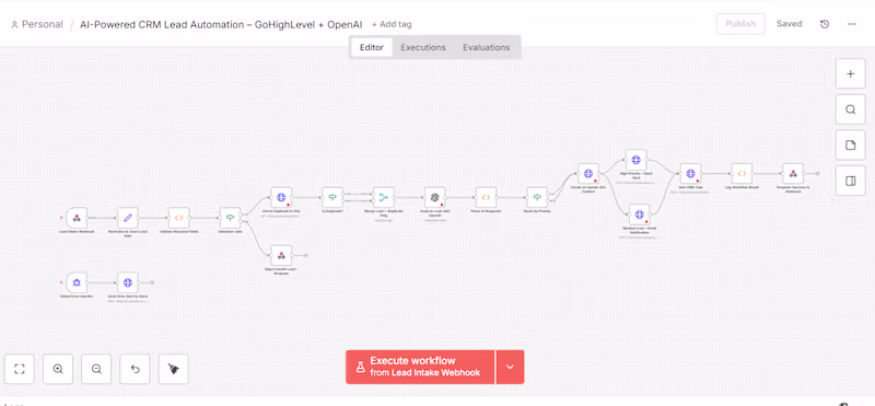 Cover image for AI-Powered CRM Lead Automation –