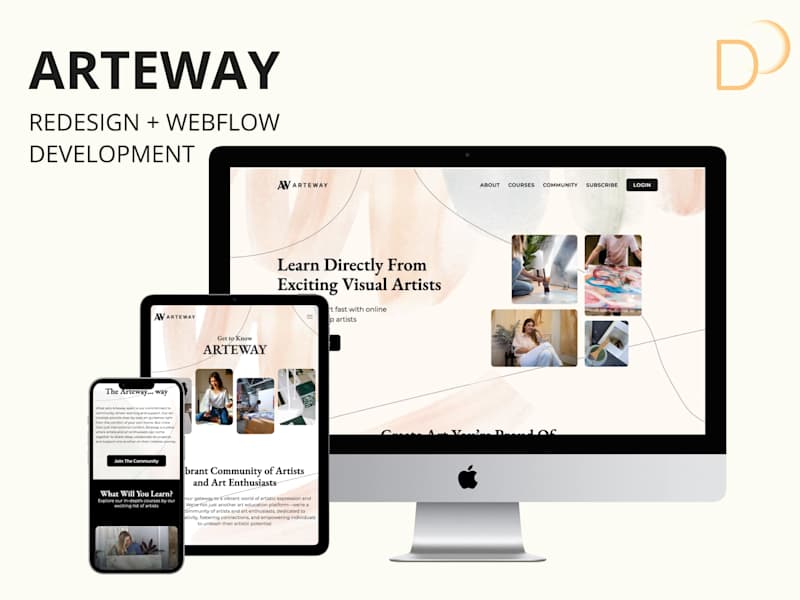 Cover image for Arteway | Web Design + Webflow Development