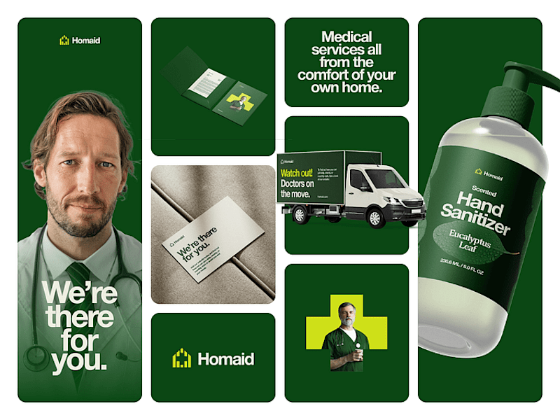Cover image for Homaid Brand Identity