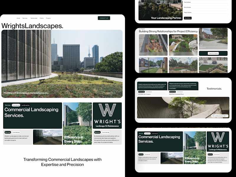 Cover image for Wrights Landscape | Webflow Website Redesign