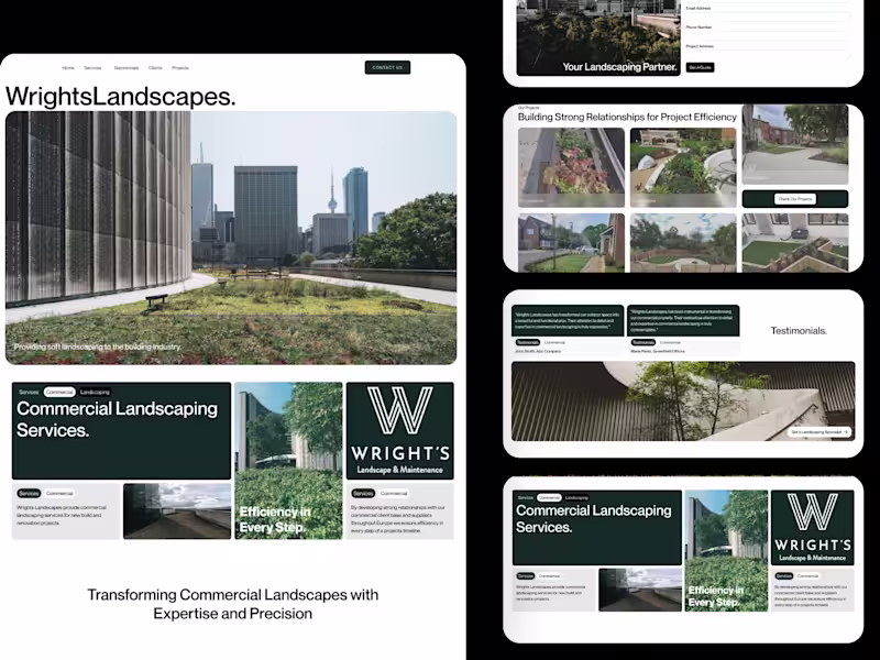 Cover image for Wrights Landscape | Webflow Website Redesign