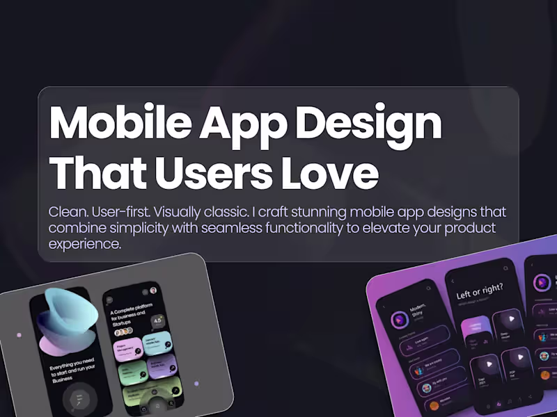 Cover image for Modern Mobile App Design That Users Love