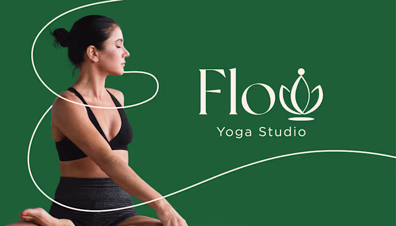 Cover image for Flow Yoga Studio^ Brand Identity Design