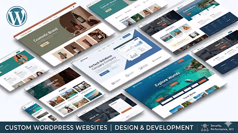 Cover image for Custom WordPress Website (Design + Development)