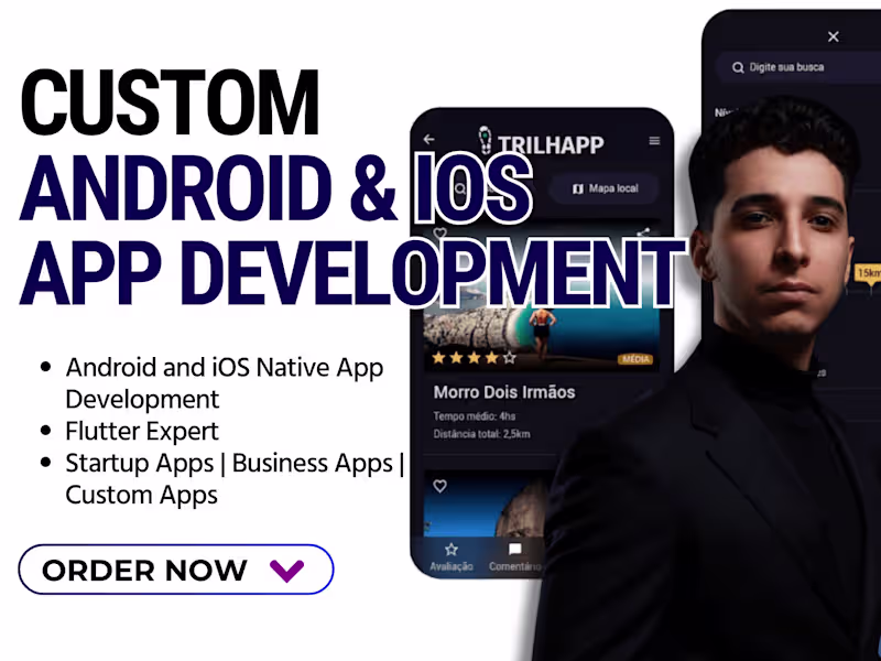 Cover image for Custom Mobile App Development with Flutter, FlutterFlow