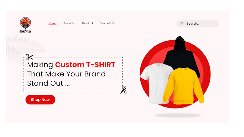 Cover image for Clothing Factory Landing Page on Behance