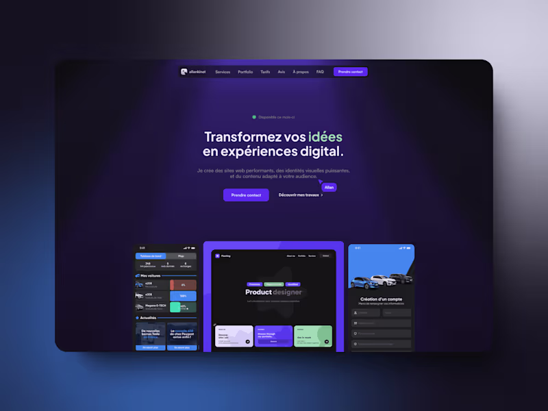 Cover image for Landing page in Framer