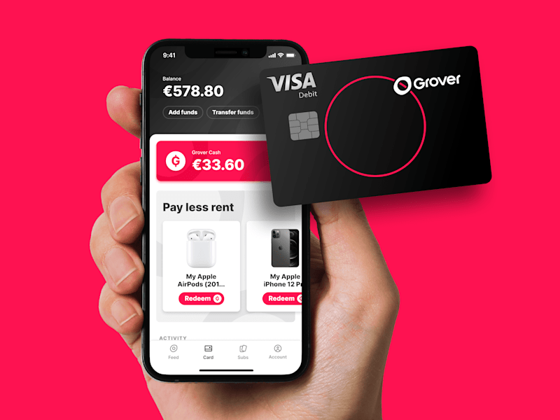 Cover image for Grover Card  |  Fintech App