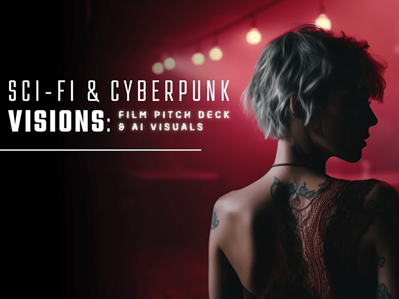 Cover image for Cinematic Film pitch deck for movies & TV shows with AI visuals