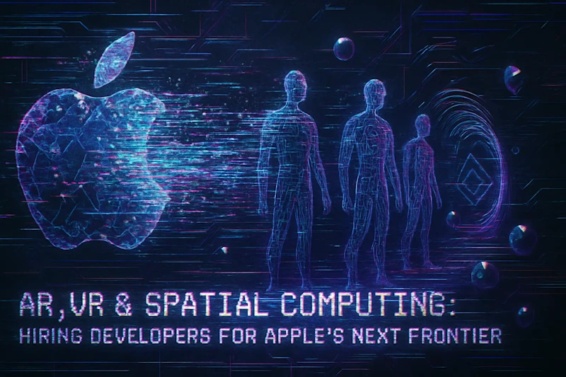 Cover image for AR, VR & Spatial Computing: Hiring Developers for Apple’s Next Frontier