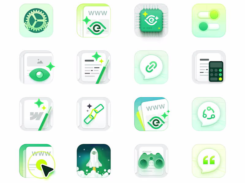 Cover image for SEO Web App Icons