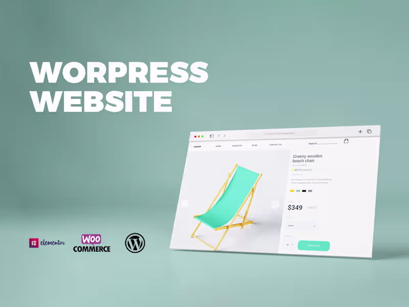 Cover image for I will develop wordpress sites with ecommerce or blog features