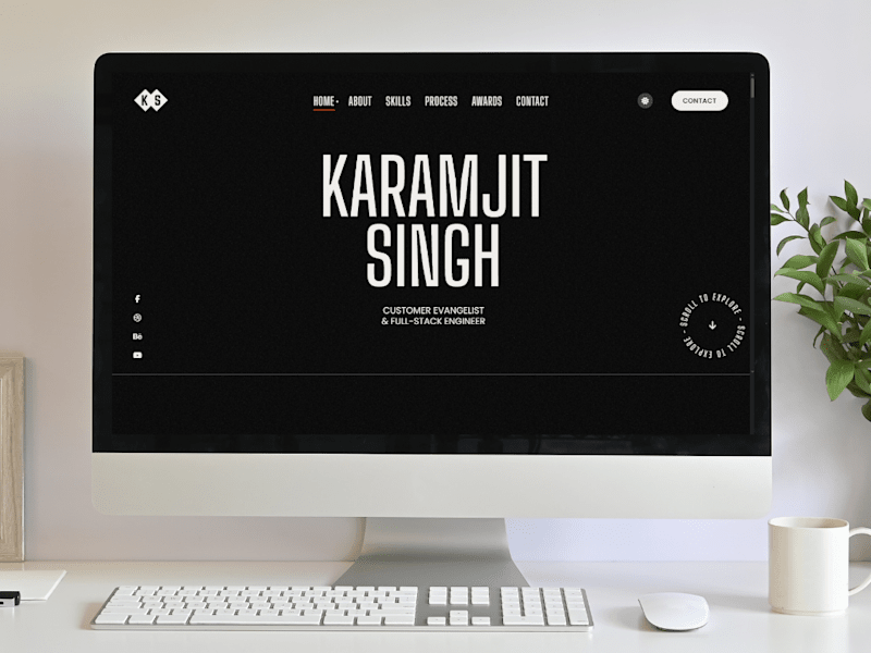 Cover image for Personal Portfolio Site for Karamjit Singh