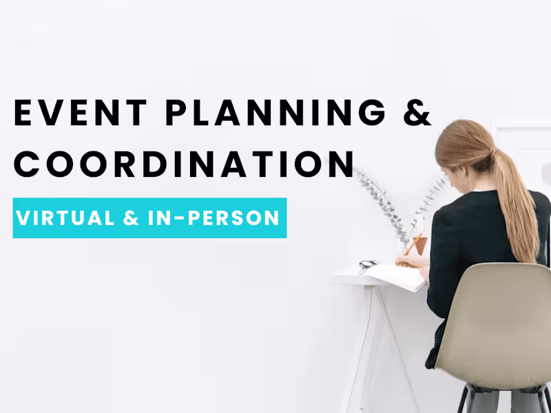 Cover image for Event Planning & On-Site Coordination for Live Events