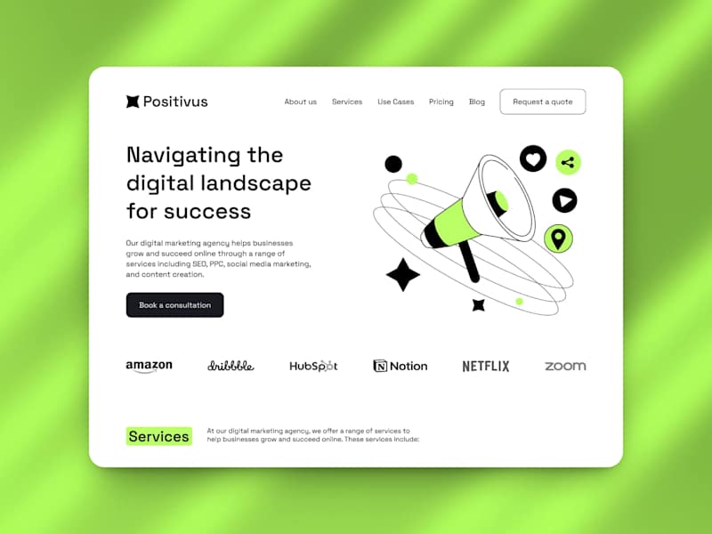 Cover image for Positivus - Figma to Webflow