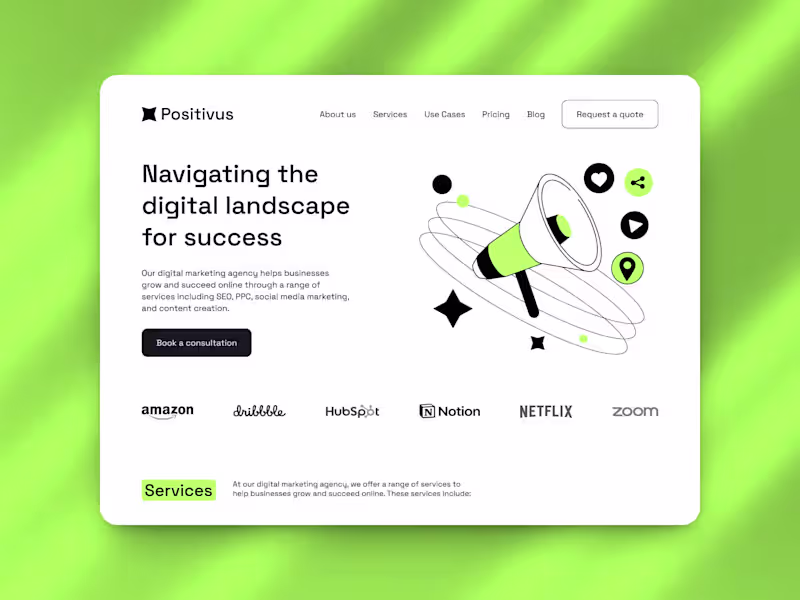 Cover image for Positivus - Figma to Webflow