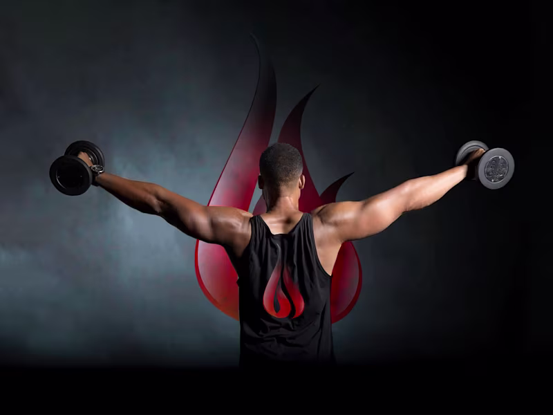 Cover image for Logo and Visual Identity Design - Burn Fitness