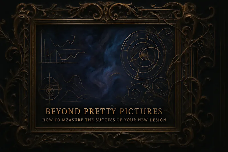 Cover image for Beyond Pretty Pictures: How to Measure the Success of Your New Design