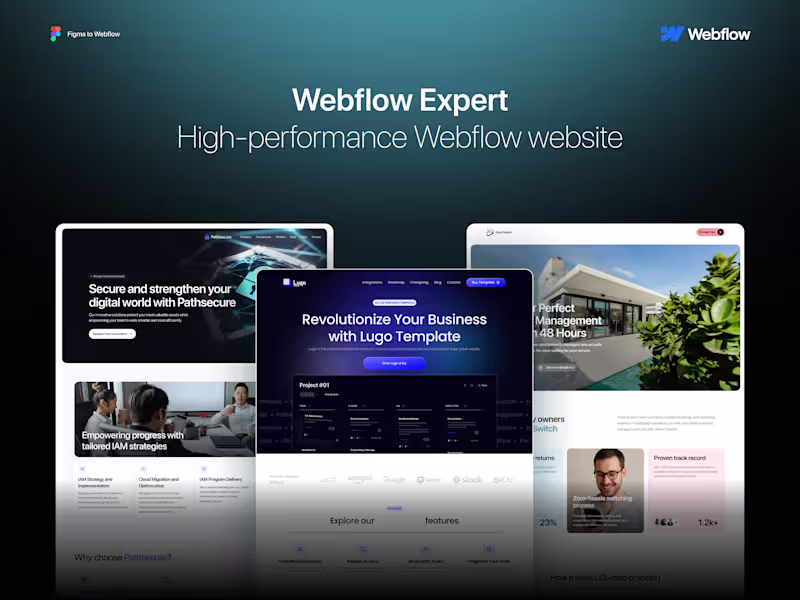Cover image for Webflow Expert | High-performance Webflow websites