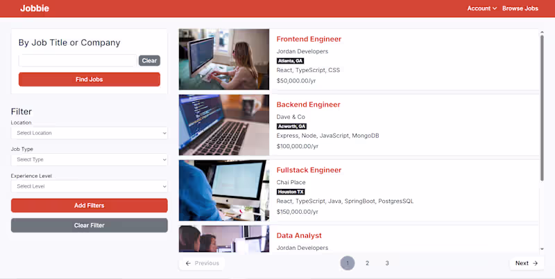 Cover image for A modern web application designed