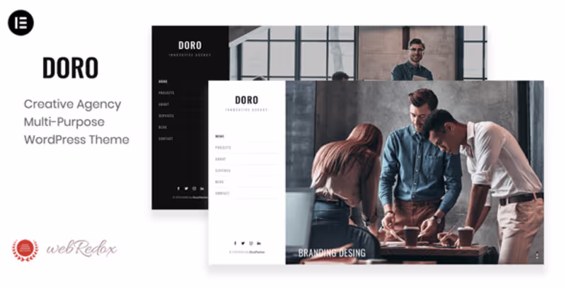 Cover image for DORO - Elementor Creative Agency WordPress Theme