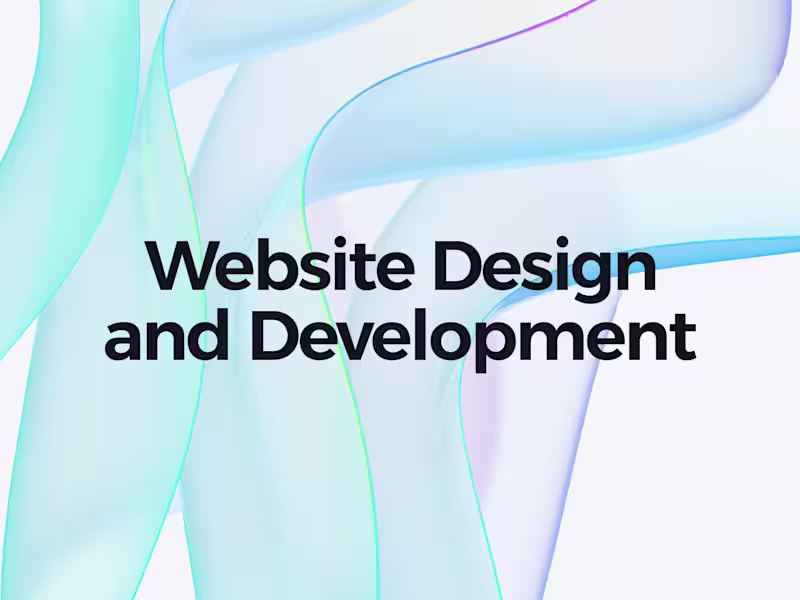 Cover image for Website Design and Development