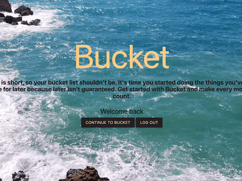 Cover image for Bucket