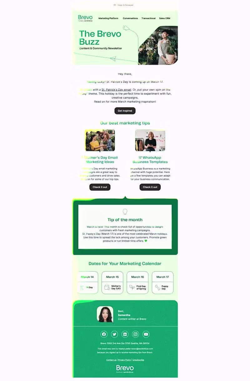 Cover image for Email marketing project