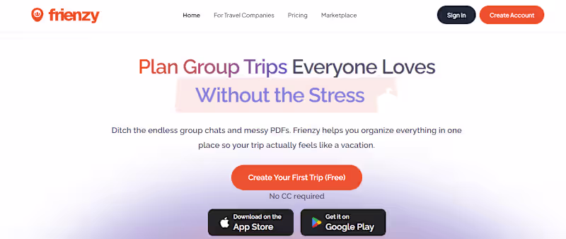 Cover image for Frienzy Website Rebuild